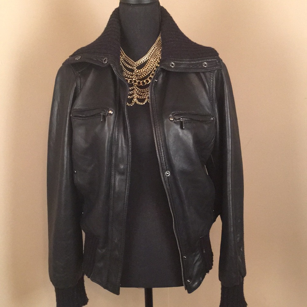 Michael Kors Leather jacket. Super Soft.